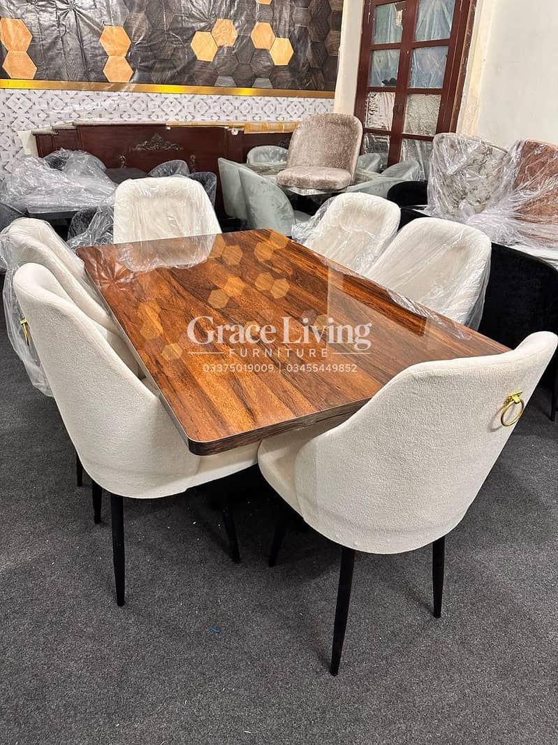 4/6 dinning table plus chairs 2