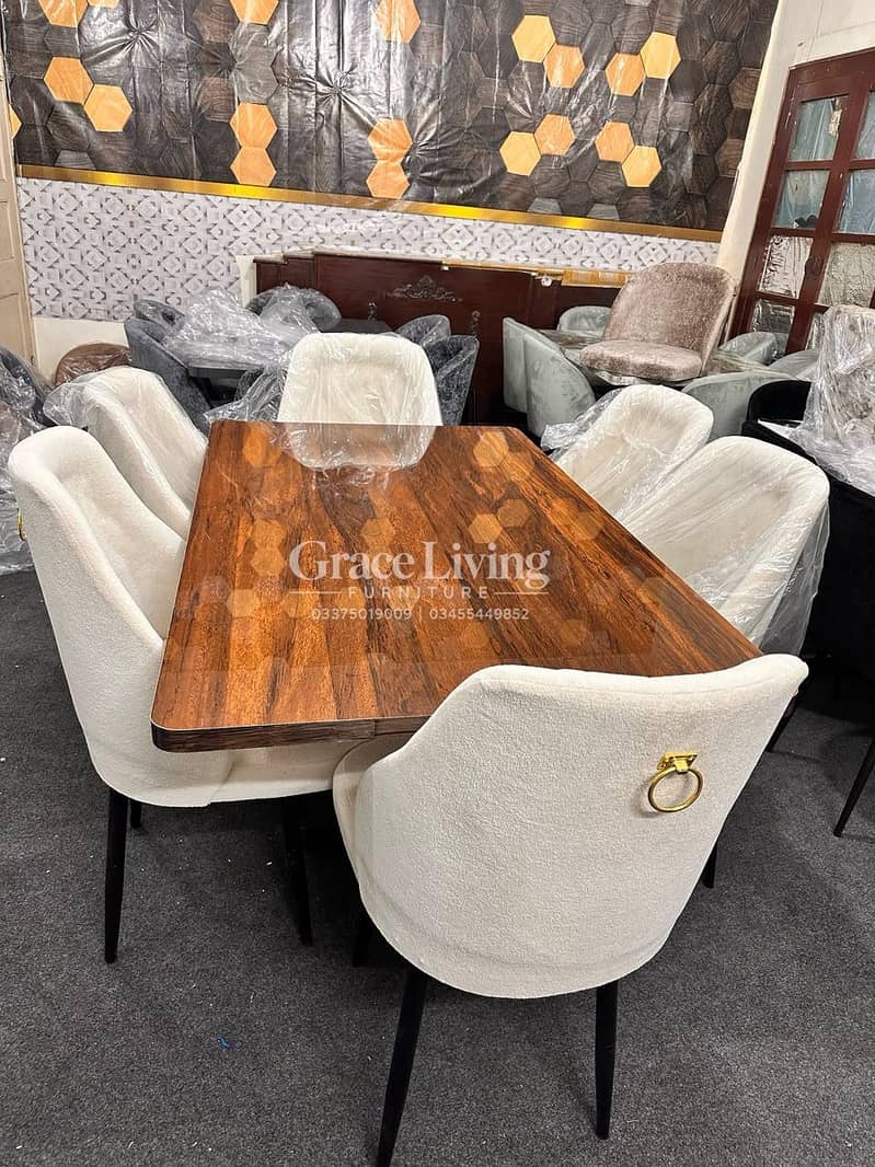 4/6 dinning table plus chairs 3