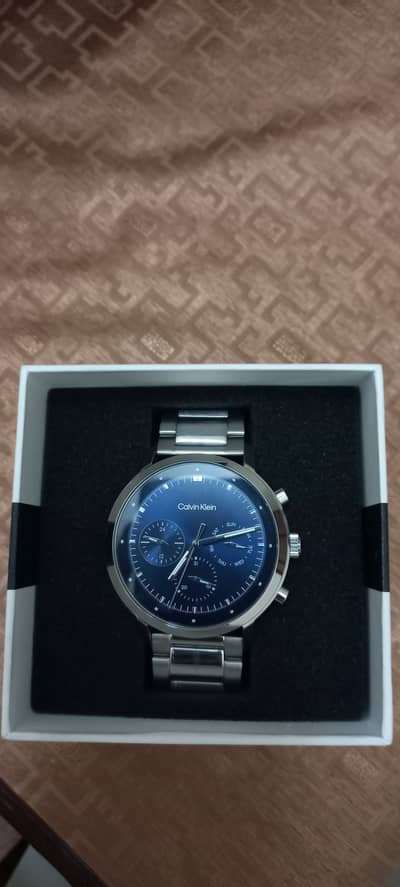 Original Calvin Klein Multifunction Men’s Watch – Blue Dial [10/10]