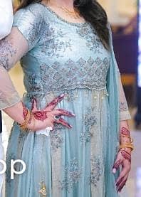 Cut work Fancy Net Dress for Sale