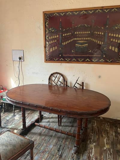 Dining table and chairs