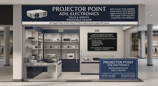 Projectors | HD Full HD 4K Projector | Sales & Service | Lahore