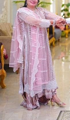 New Fancy Cut work Dress Customize
