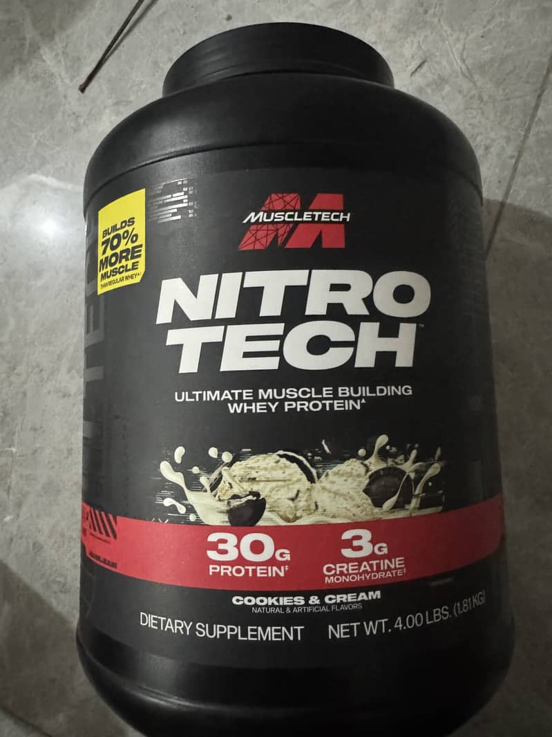 Nitro tech whey protein 1