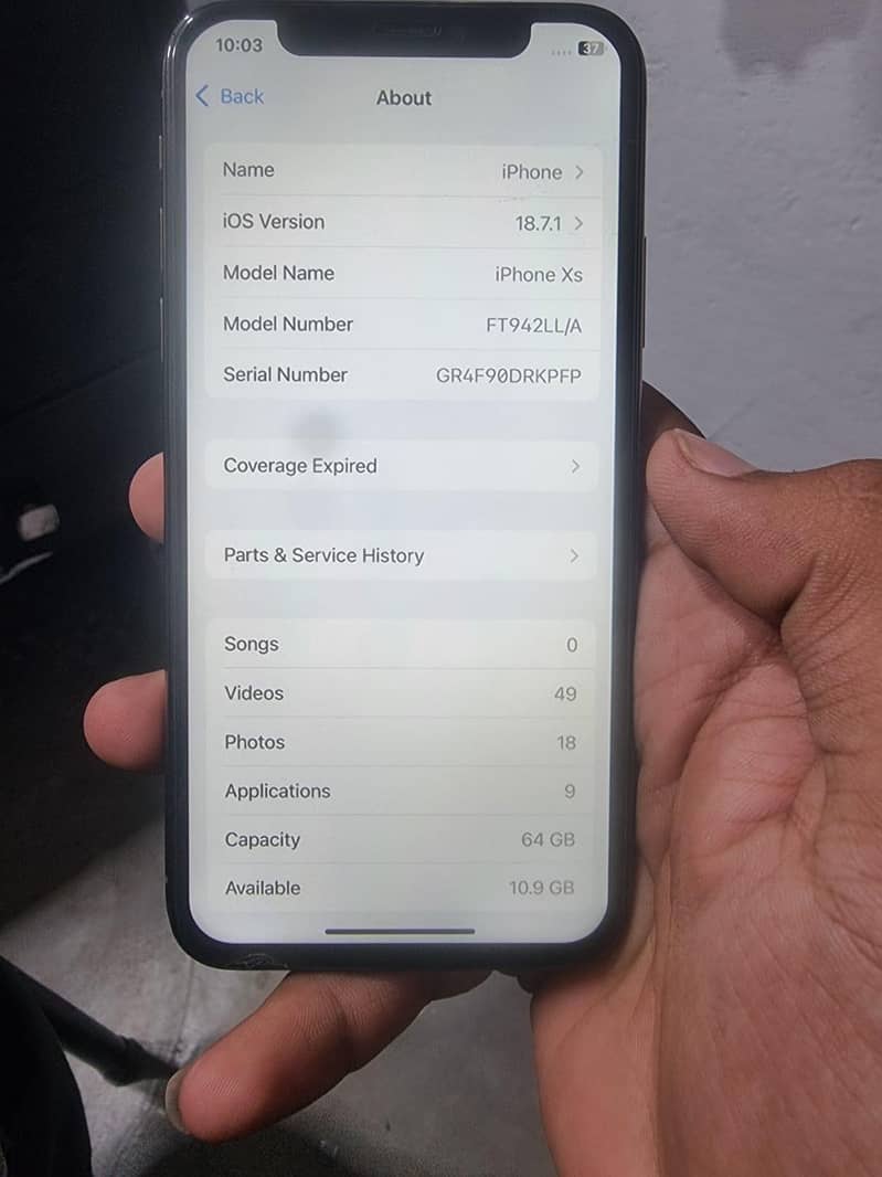 Apple iPhone XS 5