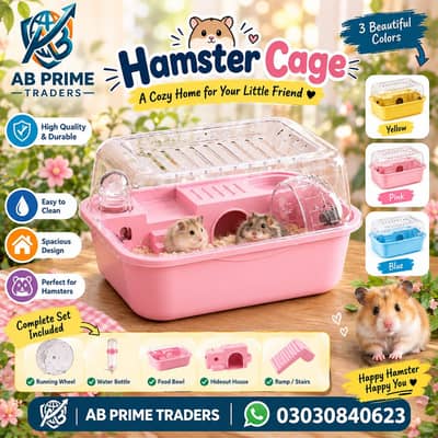 hamster cages and reptiles accessories