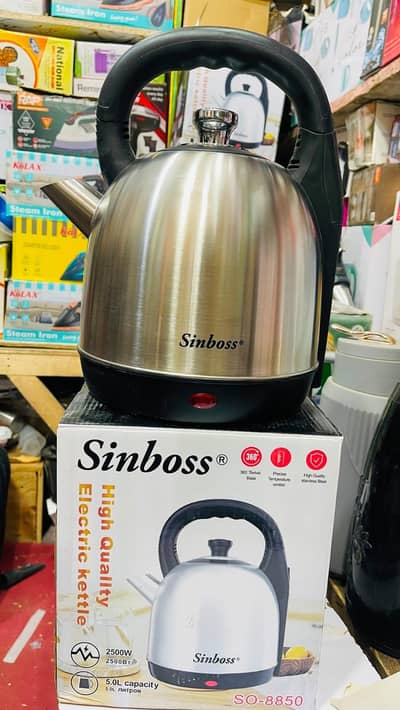 Stainless Steel High-Capacity Electric Kettle