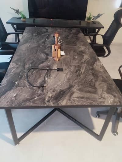 4x8 Feet Office Conference Two Table 6-8 Seater | 10/10 Condition