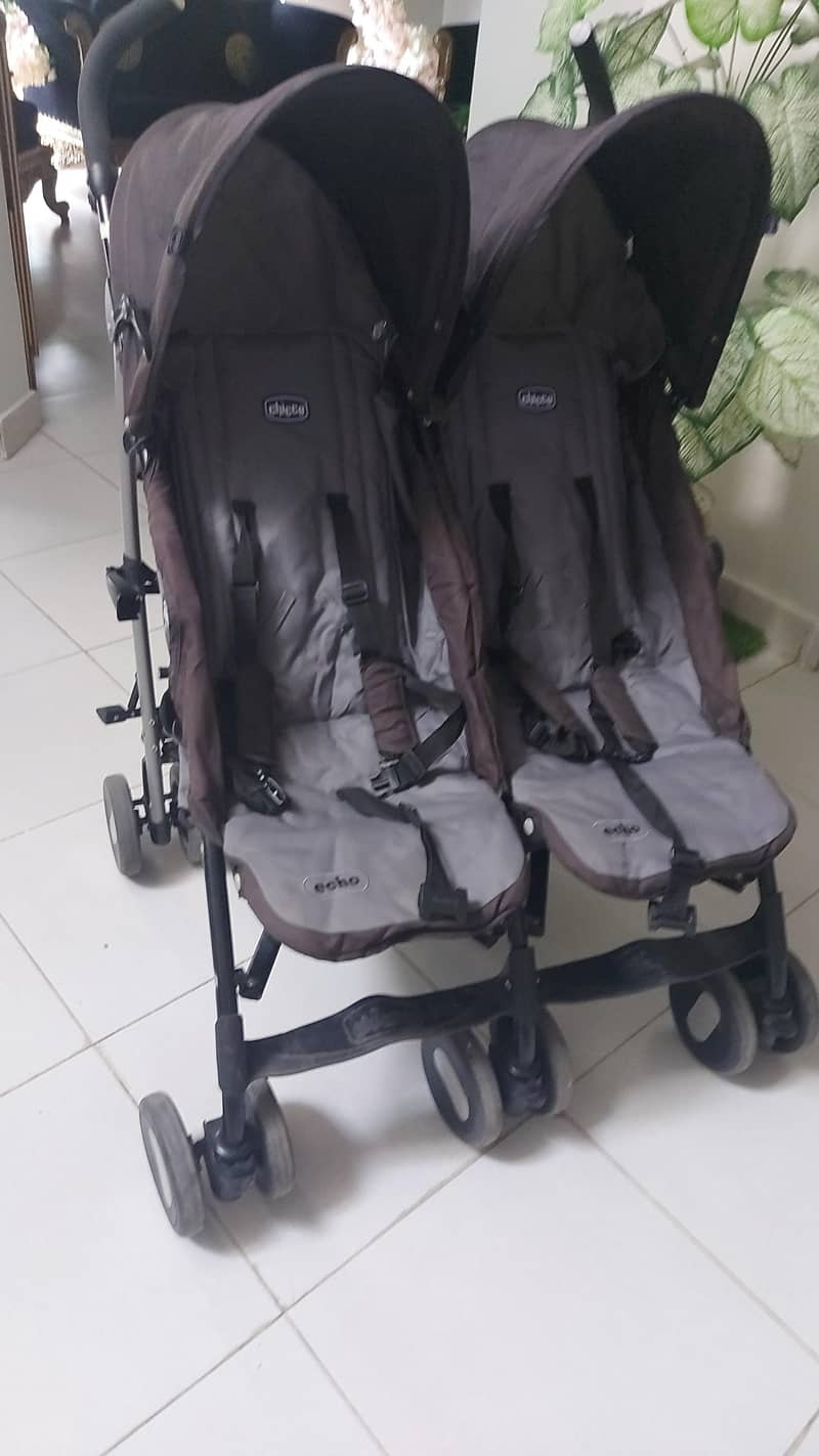 Chicco Echo Twin Stroller 0