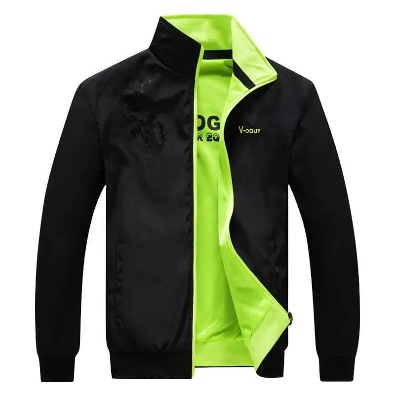 Men Black double sided jacket 4