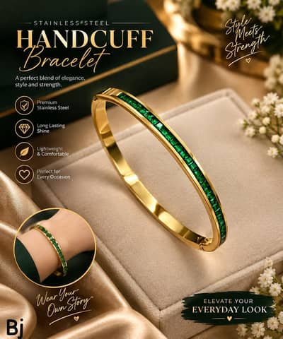 Fancy Crystal Hand Bracelet for Women |