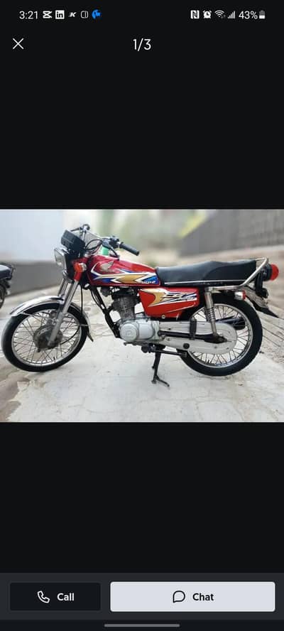 Honda 125cc 2020 Model Karachi Number 2nd Owner