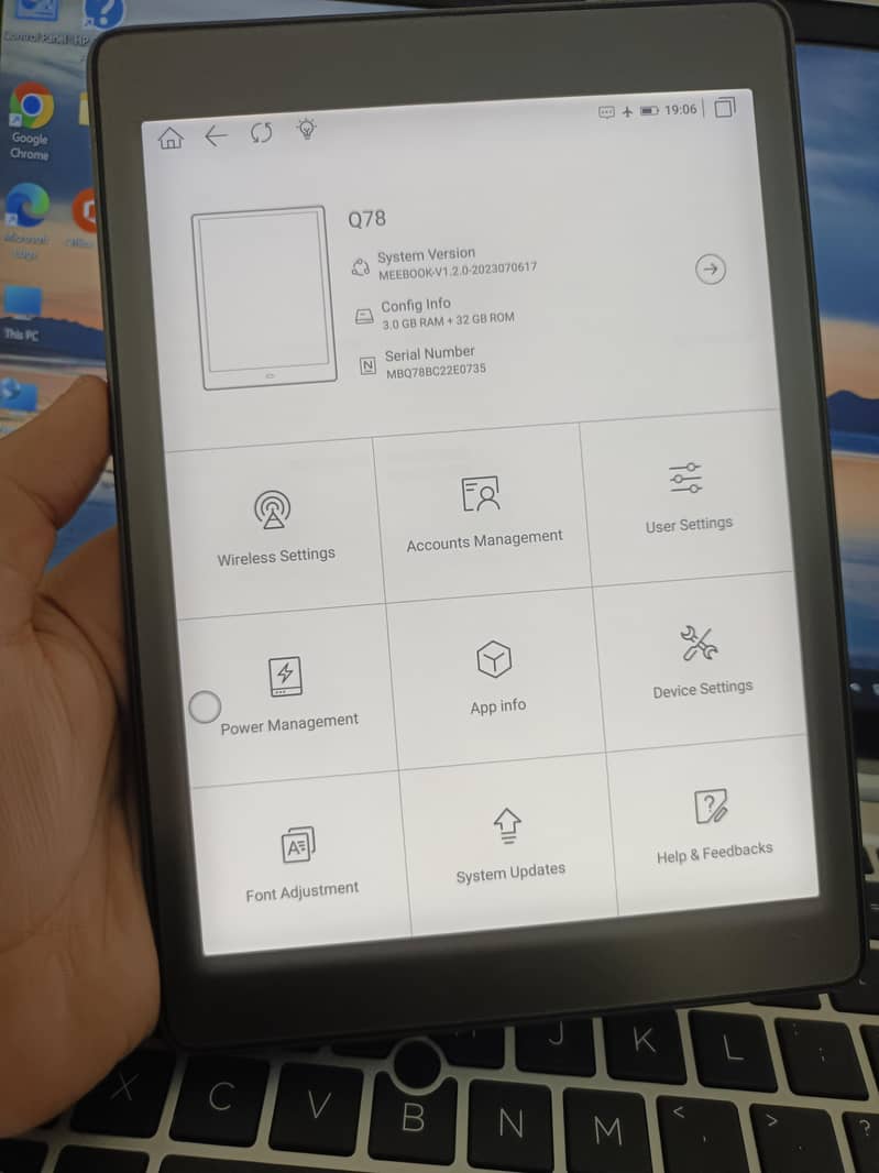 Meebook Q78 (Android E-reader) 2