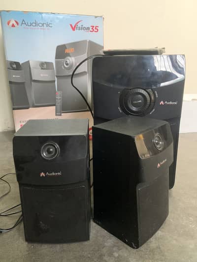 Audionic Vision 35 2.1 Channel Speaker | 60W | Bluetooth|USB|FM|Remote