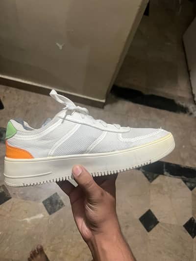 White imported shoes