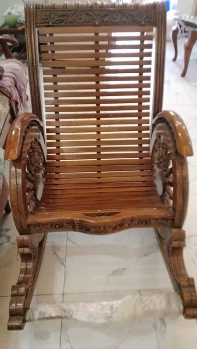 Premium Wood Rocking Chair