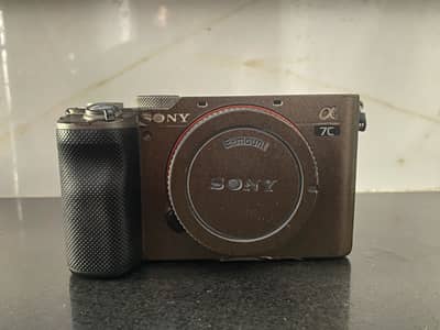 Sony A7C with box silver & black