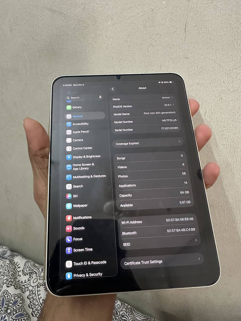 Ipad mini 6th gen 64Gb 1