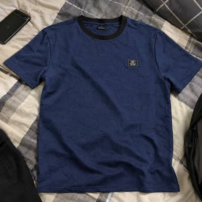 Navy Blue Premium T-Shirt – Size Large (L)