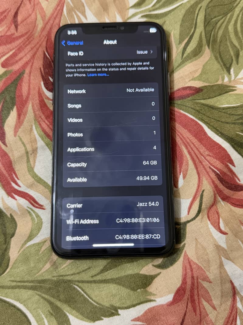 iPhone X 64Gb 8