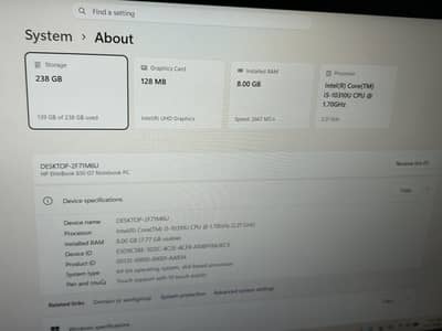 HP EliteBook 830 G7 i5 10th Gen Touch | 8GB | 256GB SSD