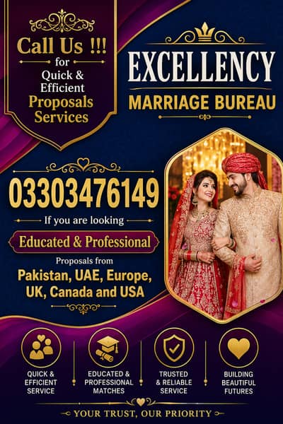 Marriage Proposals | Muslim Rishta & Matchmaking Service