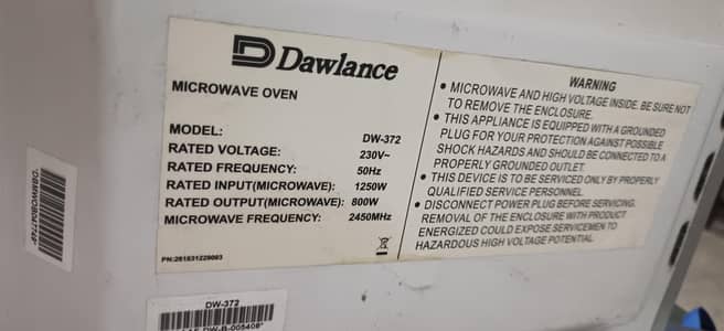 good condition fully functional microwave