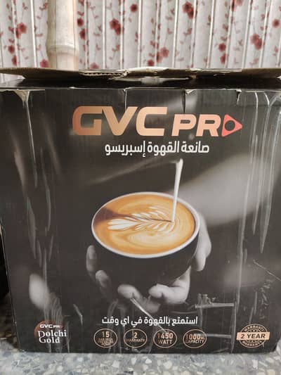 Brand New GVC Pro GVCM-1907 Espresso Coffee Machine – 15 Bar