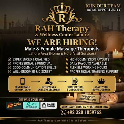 HIRING ALERT — LAHORE