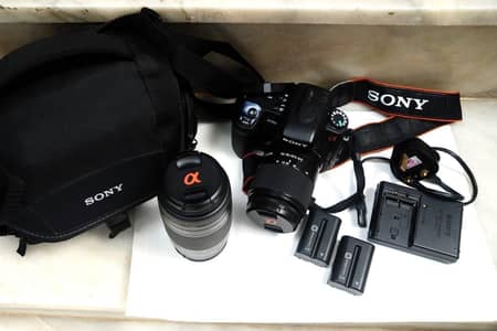 Sony Alpha A350 DSLR 10/10 condition only serious coustomer contact