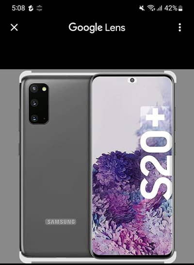 Samsung Mobile S20 Plus 12.128 all OK no lin no dot kabi kabi sim cl