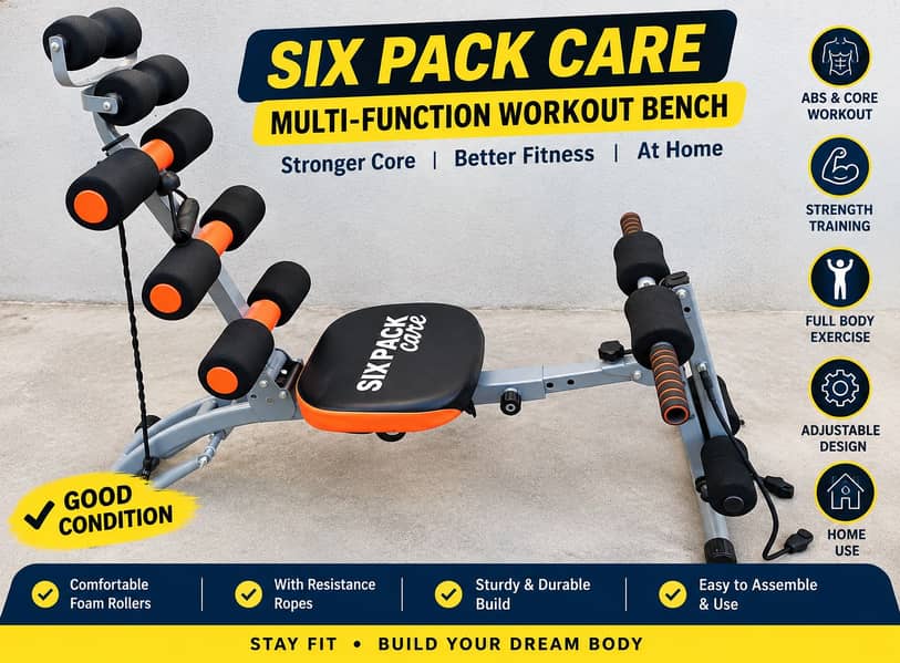 Six Pack Care Multi-Function Exercise Bench 0