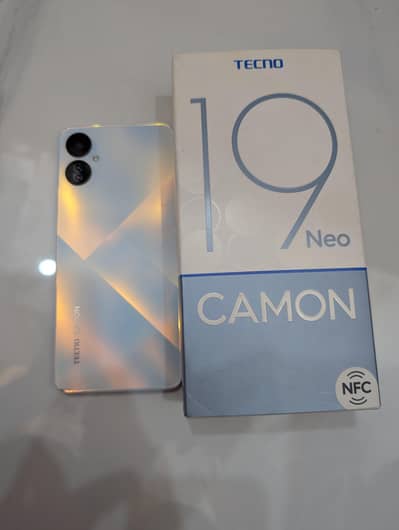 Tecno Camon 19 Neo 6GB/128GB – Box + Original Receipt