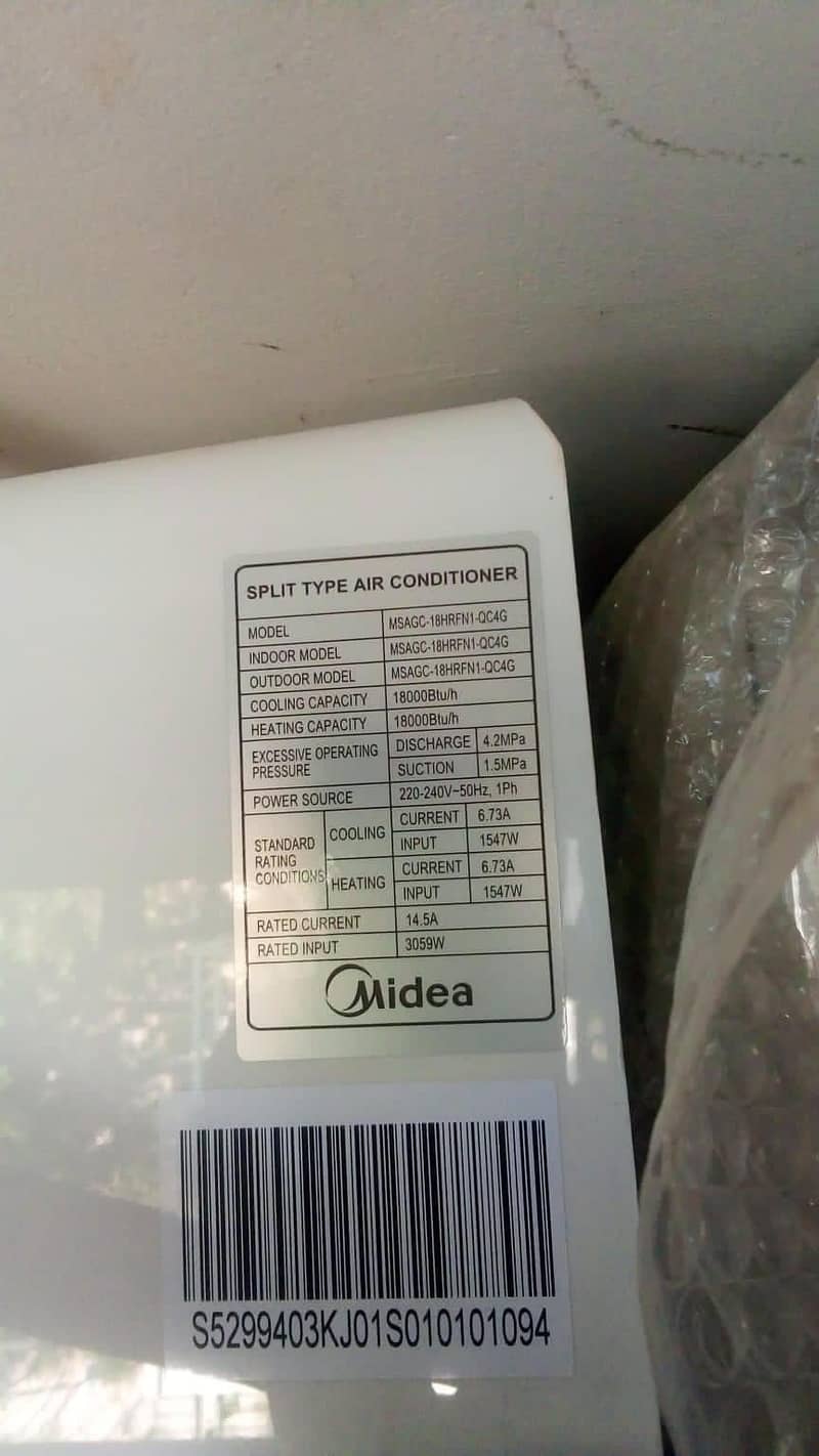 split type air conditioner Midea 2