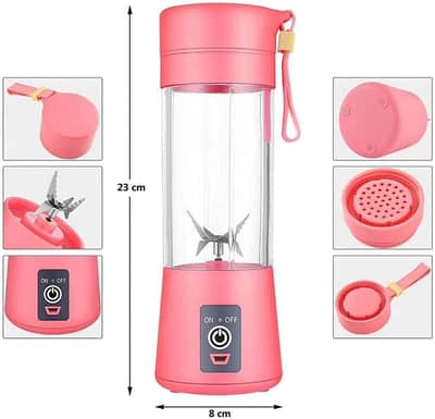 6blades mini juicer rechargable electric kettle ice crusher
