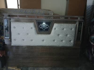 Bed with side tables
