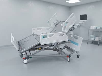 Patient electric bed 7 function  enterprises with imported mattress