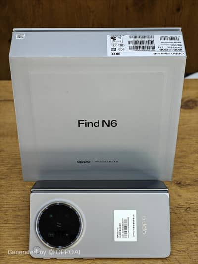 Oppo Find N6 16/512 Stellar Titanium NON PTA Just 1 Week Sim Used With