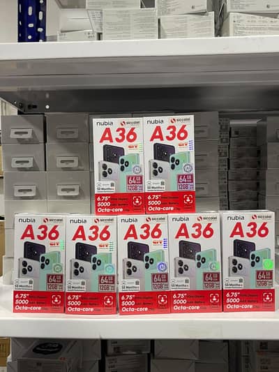  Nubia A36 | PTA Approved + Non-Active | Brand New Box Pack | Whole