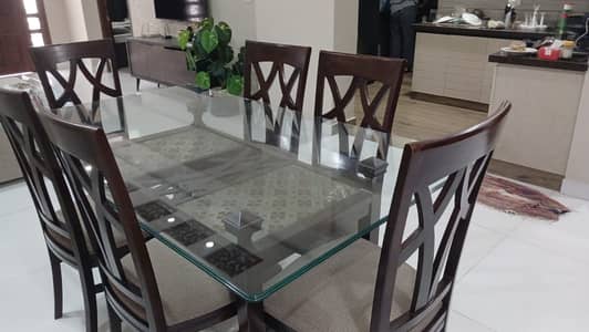 DINNING table / 6 Seter Dinning Table / dinning chair