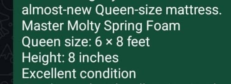 double bed Mattress 3