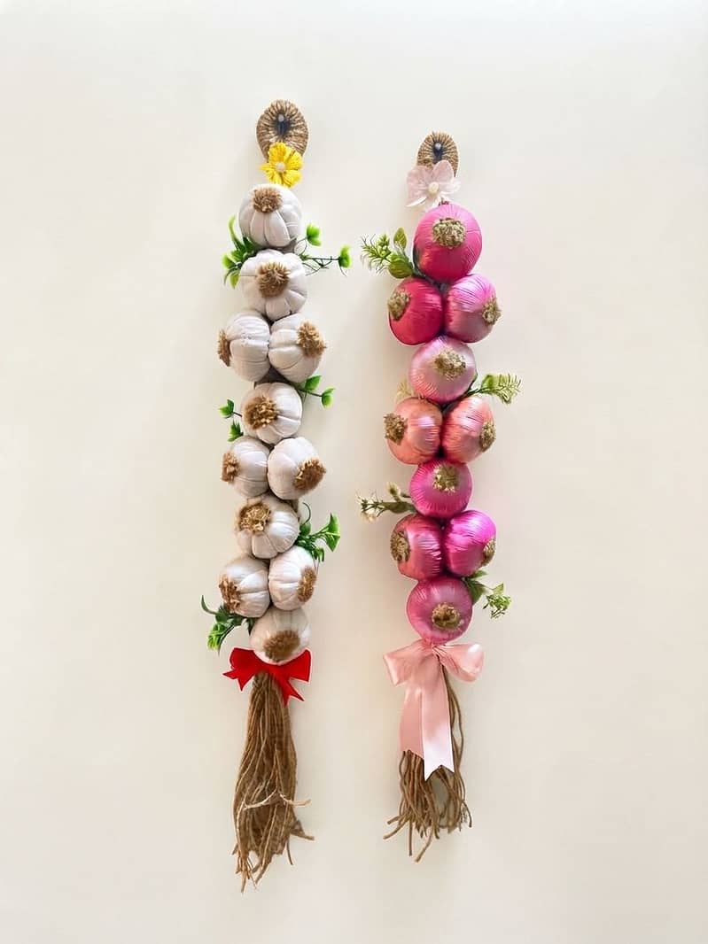 Kitchen Decor Vegetable hangings 1
