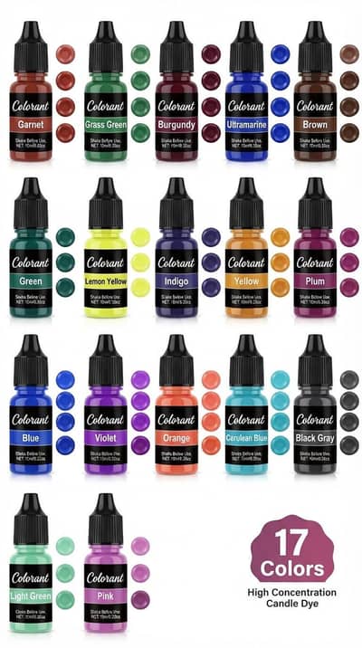 colorant high quality candle colours pack of 17