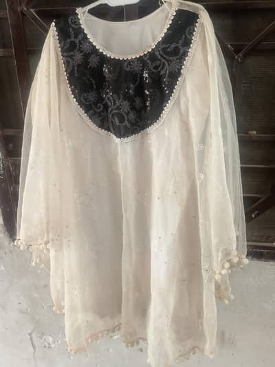 Net short frock