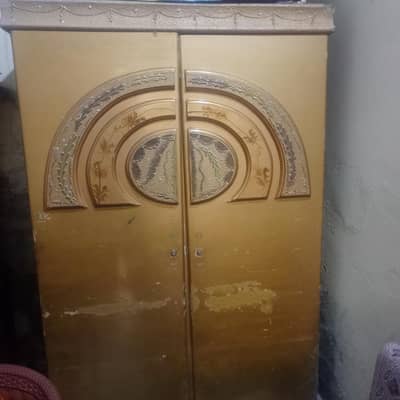 2 Doors Wood Wardrobe