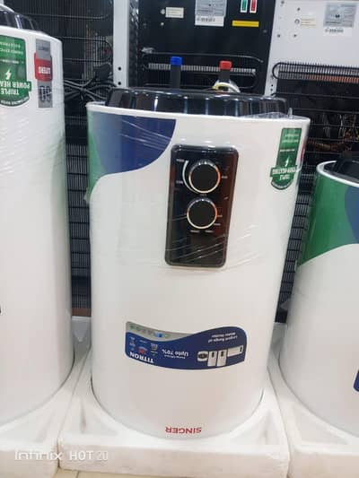 Singer semi instant solar supported electric geysers