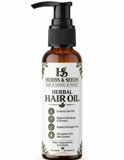 herbs and seeds hair oil 7 essential oils and 11 herbs