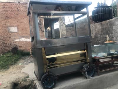 Ready-to-Use Shawarma & Burger Stall for Sale!