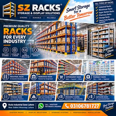 Racks/super store racks/industrial racks/pharmacy racks/cash counters