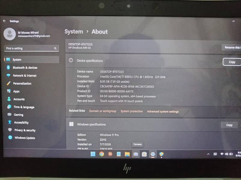 Hp elitebook 1